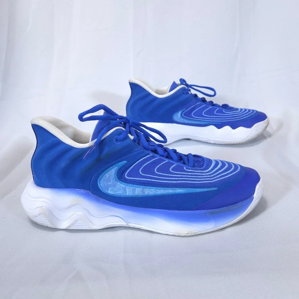 Nike Giannis Immortality 4 Mens 10 Racer Blue Low Top Basketball Shoes Training
